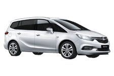 Car Hire Blyth - Vauxhall Zafira 7-Seater - Minibus hire Blyth